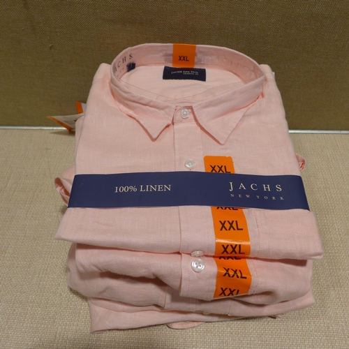 6293 - Jachs New York mens linen shirts x 15, various colours and sizes *This lot is subject to VAT