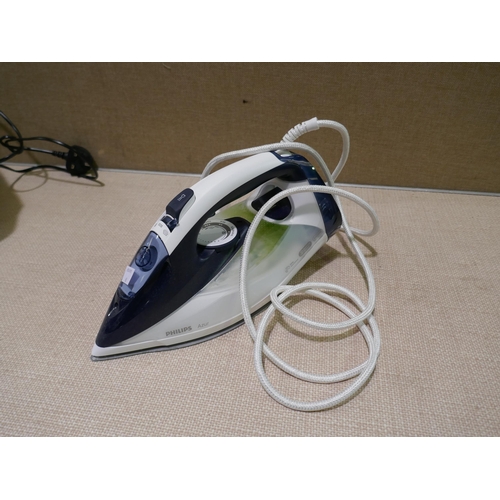 6245 - Philips Azur steam iron and a Hp Deskjet 2720E printer  (353-60,663) *This lot is subject to VAT