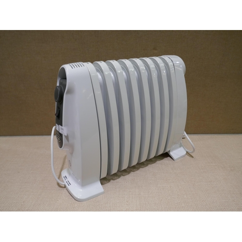 6261 - Delonghi oil filled small radiator (353-667) *This lot is subject to VAT