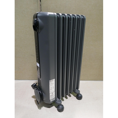 6280 - Delonghi oil filled grey radiator (353-334) *This lot is subject to VAT