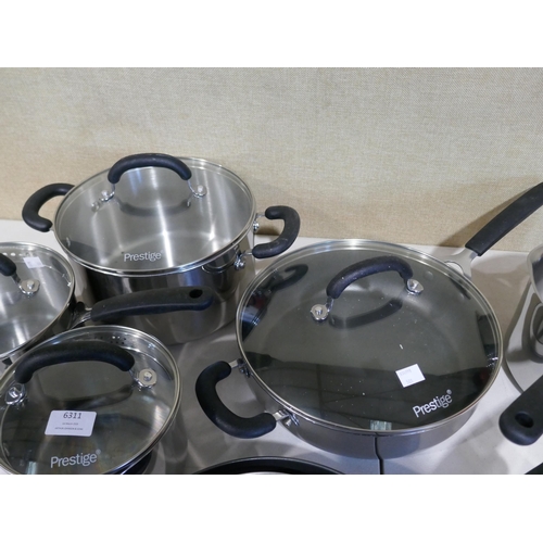 6311 - Prestige stainless steel cookware set , original RRP £149.99 + VAT (353-501) *This lot is subject to... 