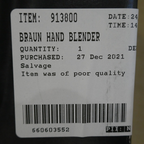 6315 - Braun Hand Blender (353-507) *This lot is subject to VAT