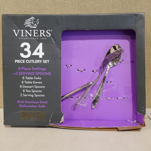 6319 - Three Viners cutlery sets (missing parts) (353-463,464,465) *This lot is subject to VAT