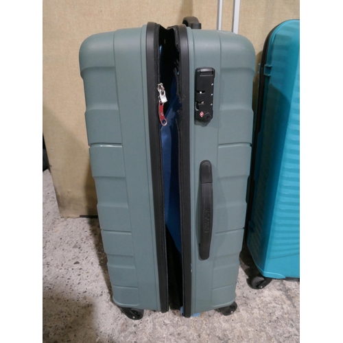 6341 - Two American Tourister Jetdriver hardside suitcases (damaged) (353-415,416) *This lot is subject to ... 