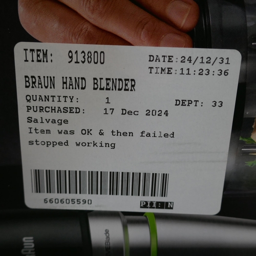 6350 - Braun hand blender (353-429) *This lot is subject to VAT