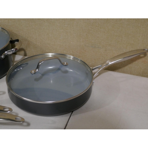 6365 - Greenpan Valencia Pro cookware set, original RRP £139.99 + VAT (353-466,673) *This lot is subject to... 