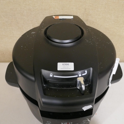 6366 - Instant Pot 5.7L cooker (damaged lid) (353-462) *This lot is subject to VAT