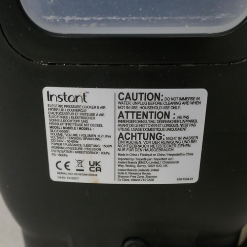 6366 - Instant Pot 5.7L cooker (damaged lid) (353-462) *This lot is subject to VAT