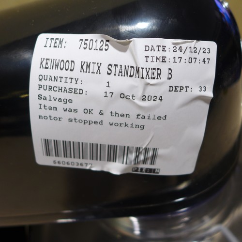 6184 - Kenwood Kmix standmixer, original RRP £199.99 + VAT (353-307) *This lot is subject to VAT