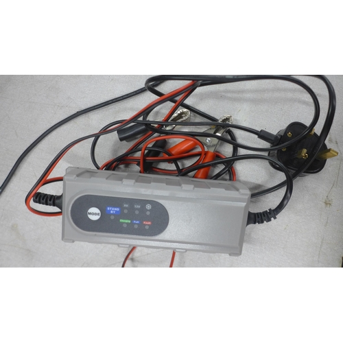 5322 - A boxed sample DC12v 4A intelligent battery charger *This lot is subject to VAT