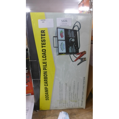 5326 - A boxed sample 500 amp carbon pile load tester *This lot is subject to VAT