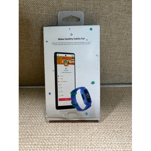 6019 - Fitbit Ace 3 activity tracker for kids with blue and green wristband *This lot is subject to VAT