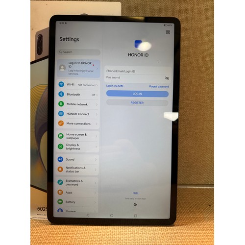 6025 - Honor Pad X9 128GB space grey tablet, model no: ELN-W09 *This lot is subject to VAT