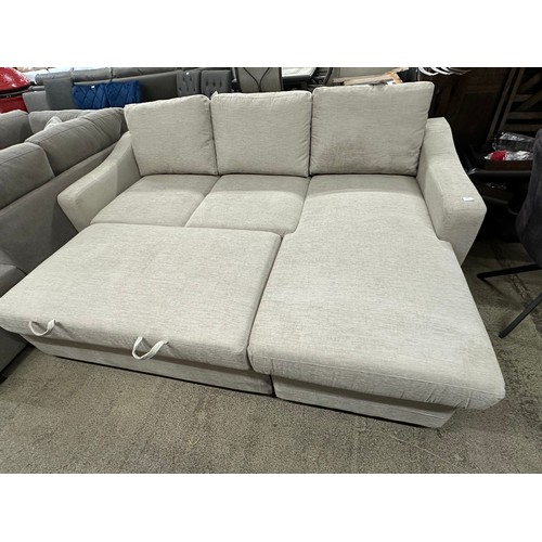 3300 - Aria coddle beige sofa bed (transit marked), original RRP £916.66 + VAT (4225-6) *This lot is subjec... 