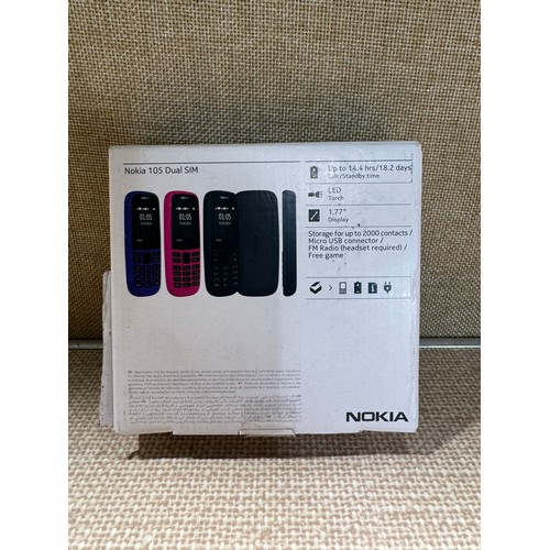 6032 - Nokia 105 dual sim charcoal mobile phone, model no: TA-1174 *This lot is subject to VAT