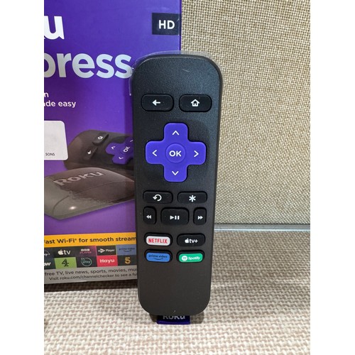 6037 - Roku express Wi-fi streaming device *This lot is subject to VAT