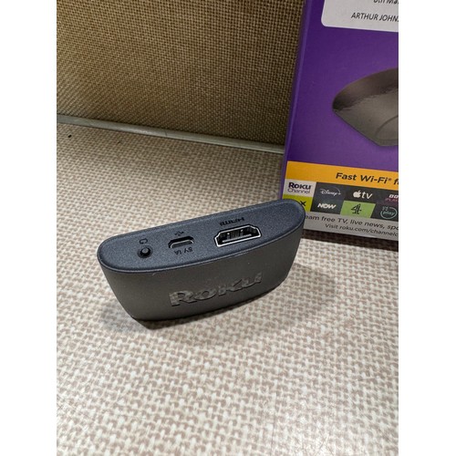 6037 - Roku express Wi-fi streaming device *This lot is subject to VAT