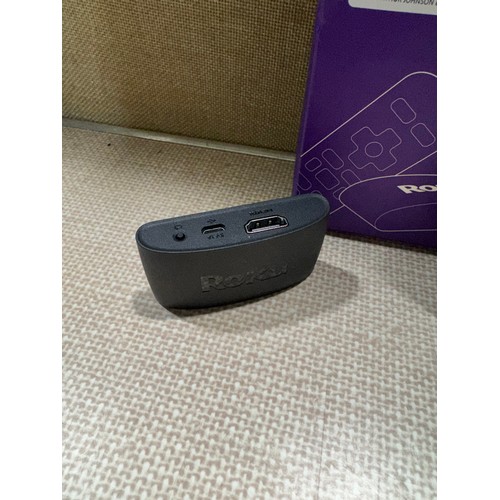 6038 - Roku express Wi-fi streaming device *This lot is subject to VAT