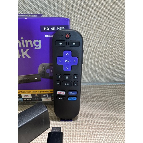 6041 - Roku 4K Wi-Fi streaming stick *This lot is subject to VAT