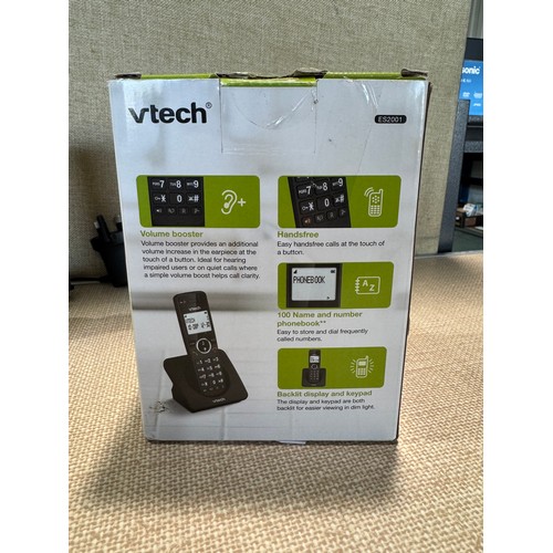 6044 - VTech twin handset cordless phone system, model no: es2001 *This lot is subject to VAT