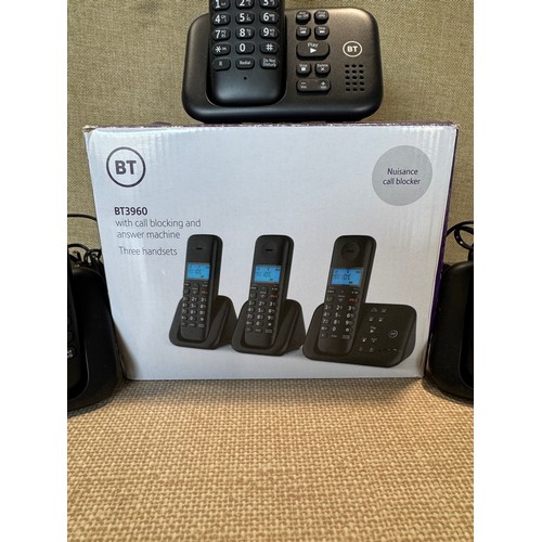 6047 - BT 3960 Trio cordless phone system *This lot is subject to VAT