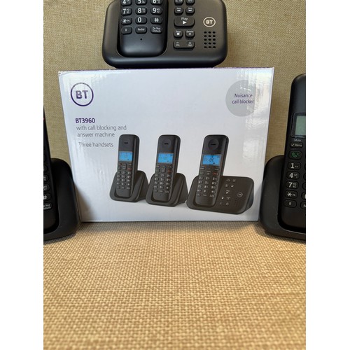 6048 - BT 3960 Trio cordless phone system *This lot is subject to VAT