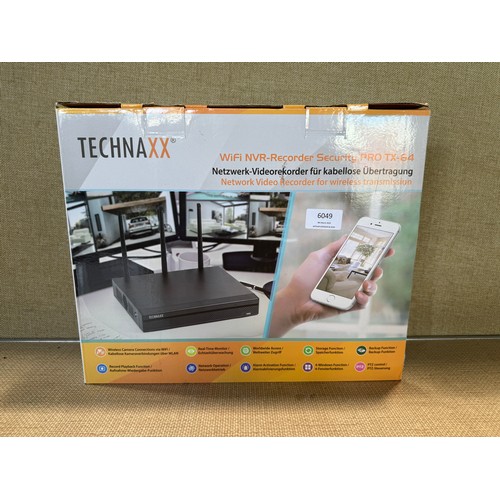 6049 - Technaxx Wi-Fi network video recorder security pro hub (TX-64) *This lot is subject to VAT