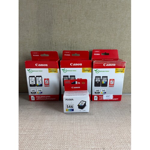 6067 - A quantity of Canon pixma printer ink *This lot is subject to VAT