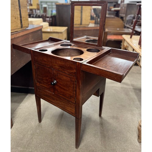 171 - A Victorian mahogany gentleman's washstand