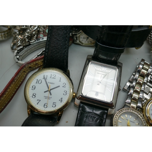 7174 - A collection of wristwatches