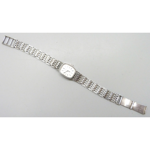 7184 - A lady's Talis silver wristwatch, 16mm including crown