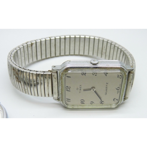 7196 - A collection of wristwatches including Lorus, Avia, Timex and Rotary