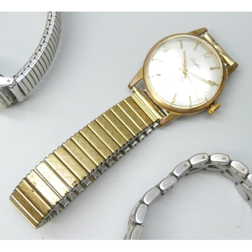 7196 - A collection of wristwatches including Lorus, Avia, Timex and Rotary