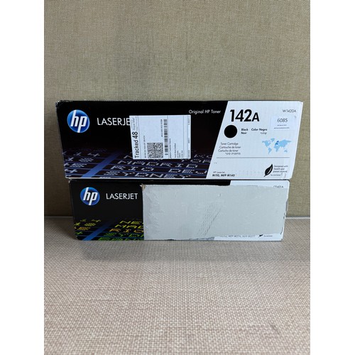 6085 - Two HP laserjet toner cartridges - W1420A, CF401A *This lot is subject to VAT