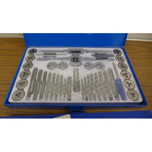 5007 - A 40 piece tap and die set in a steel case