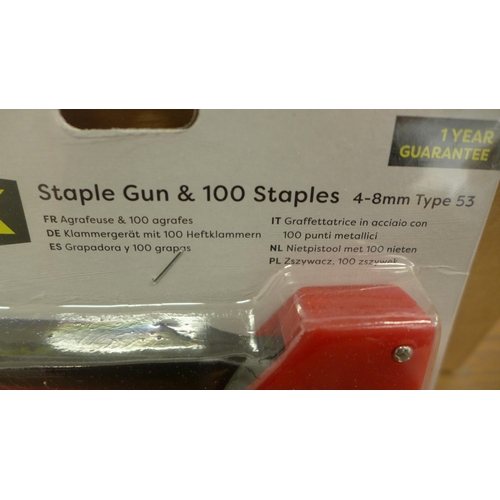 5013 - Eight Task staple guns, unused with 100 staples each