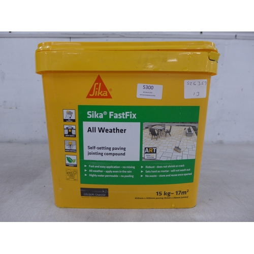 5300 - Two tubs of Sika All Weather self-setting paving compound