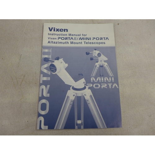 5301 - A Vixen VMC110L Altazimuth mount telescope with manual