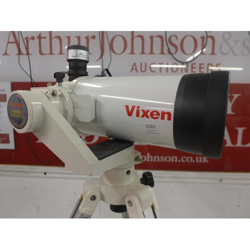 5301 - A Vixen VMC110L Altazimuth mount telescope with manual