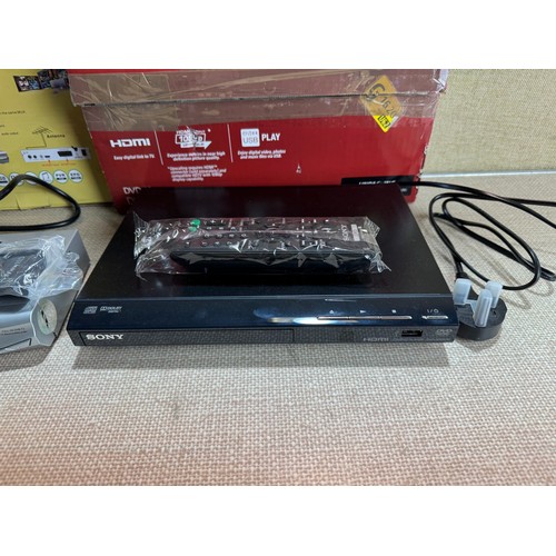 6107 - Sony DVD player and an iViewHD tv receiver & recorder - both with remotes *This lot is subject to VA... 