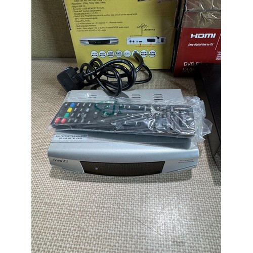 6107 - Sony DVD player and an iViewHD tv receiver & recorder - both with remotes *This lot is subject to VA... 