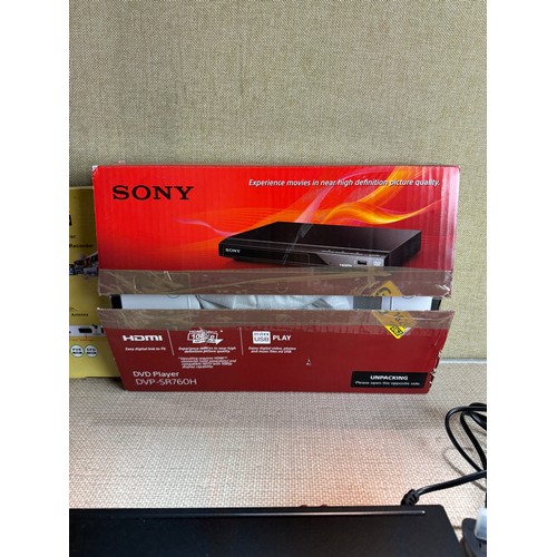 6107 - Sony DVD player and an iViewHD tv receiver & recorder - both with remotes *This lot is subject to VA... 
