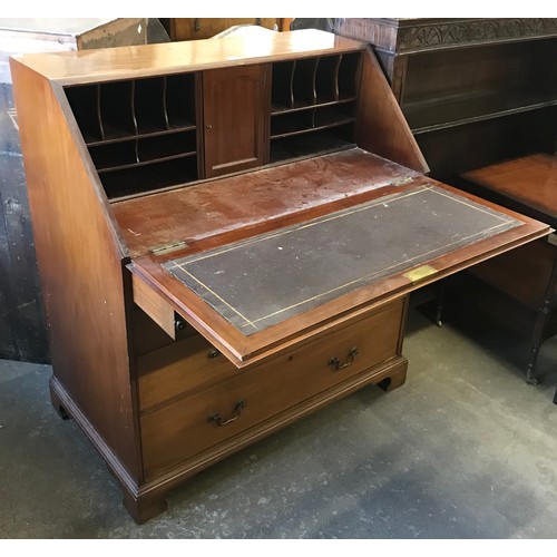 165 - An Edward VII inlaid mahogany bureau