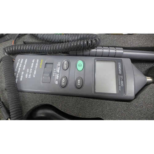 5097 - A standard ST-8820 Environment meter, in case