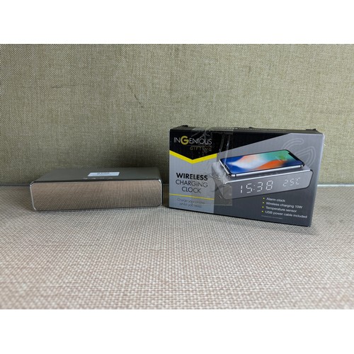 6109 - A wireless charging 10W alarm clock *This lot is subject to VAT