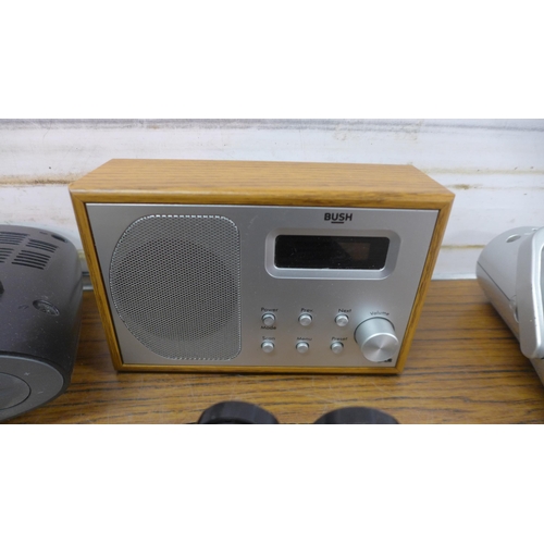 5115 - A Bush DABIFM BD-1275/SKU radio, a Roberts R9954 radio and a Roberts Elise radio