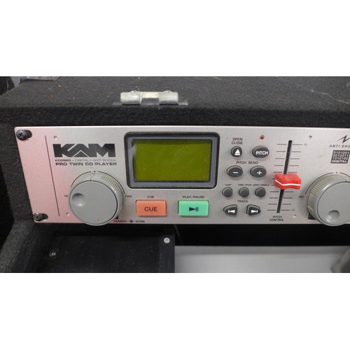 5117 - A Kam KCD980 Pro Twin CD player