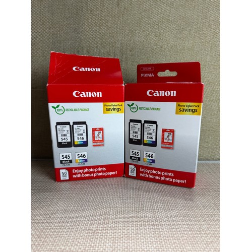 6116 - Two Canon Fine ink cartridge value packs - PG-545 & CL-546 *This lot is subject to VAT