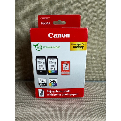 6116 - Two Canon Fine ink cartridge value packs - PG-545 & CL-546 *This lot is subject to VAT