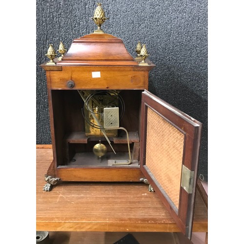 339 - An early 20th Century Junghans mahogany and gilt metal mounted 8-day bracket clock